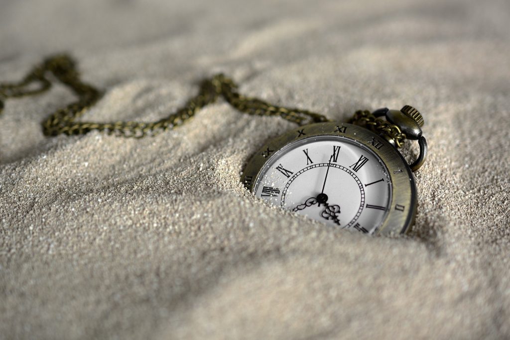 Zegarek kieszonkowy z piasku
